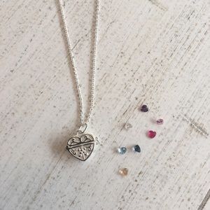🚫SOLD🚫Mother’s My Darling Heart Gem Necklace